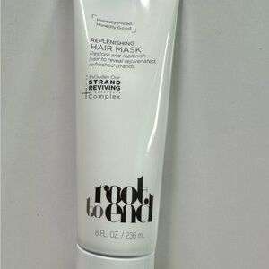 ROOT TO END Replenishing Hair Mask Strand Reviving Complex 8 oz Lot OF 2 NEW